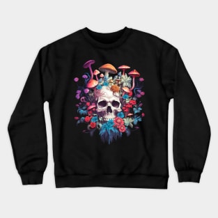 Mushroom skull Crewneck Sweatshirt